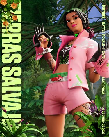 Fortnite presenta varias de las nuevas skins de la Temporada 3: Tierras Salvajes