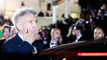 The 76th Cannes Film Festival - Screening of the film "Indiana Jones and the Dial of Destiny" (Indiana Jones et le cadran de la destinee) Out of Competition -  Cannes, France, May 18, 2023. Harrison Ford leaves. REUTERS/Sarah Meyssonnier