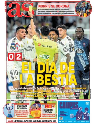 Las portadas de AS de diciembre