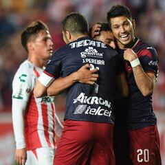 Necaxa – Chivas (3-3): resumen del partido