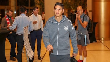 James Rodríguez, jugador del Bayern Múnich