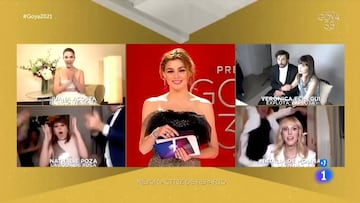 El momento 'tierra tr¨¢game' de los Goya: la familia de Natalia de Molina pens¨® que hab¨ªa ganado...