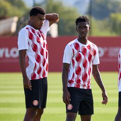 Yaser Asprilla, baja en Girona por esguince de tobillo