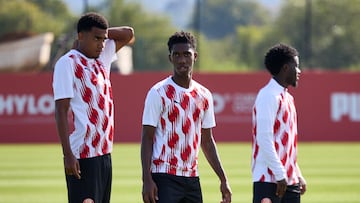 Yaser Asprilla, baja en Girona por esguince de tobillo