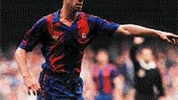 Julio Alberto, con el Barcelona.