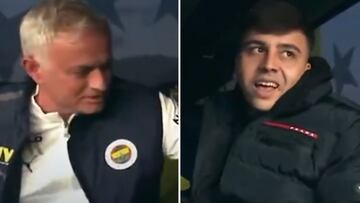 Un fan del Fenerbahce se pone a correr delante del bus y la reacción de Mou le deja en ‘shock’