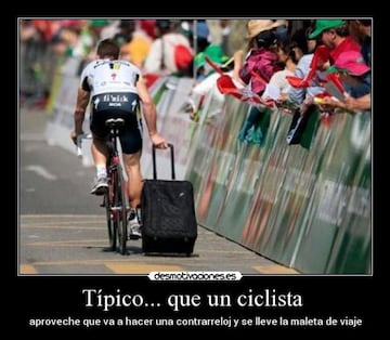 Ciclismo: los mejores memes en las redes sociales e internet