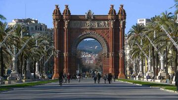 El Arco del Triunfo de Barcelona.