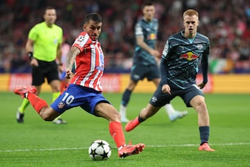 Vermeeren, en el partido del Leipzig en el Metropolitano. 