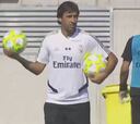 La intensa primera práctica de Raúl en la filial del Real Madrid