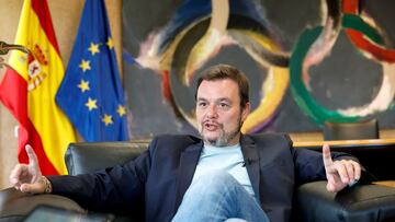 Víctor Francos, en su despacho del CSD.