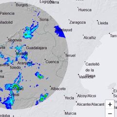Así funciona el radar de la AEMET: ¿cómo saber en qué zonas está lloviendo por horas en tiempo real?