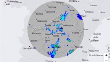 Así funciona el radar de la AEMET: ¿cómo saber en qué zonas está lloviendo por horas en tiempo real?