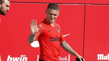 Trippier ya se entrena con el Atl&eacute;tico. 