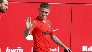 Trippier ya se entrena con el Atlético.