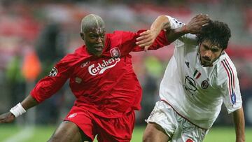 Milan y Liverpool empataron 3-3 en la final de Champions de 2005. Los ingleses terminaron ganando por penales.