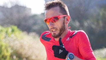 El atleta Carles Castillejo, durante un entrenamiento.