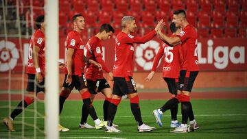 07/12/20 PARTIDO SEGUNDA A RCD MALLORCA - CASTELLON GOL LOCAL 2-0 SALVA SEVILLA ALEGRIA 