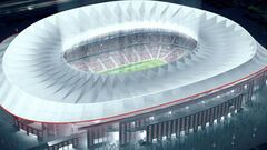 Imagen del futuro estadio del Atl&eacute;tico de Madrid. 