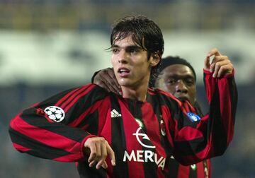 He moved to AC Milan in 2003 for a fee of eight and a half million dollars.