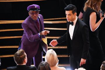 Spike Lee y Rami Malek.