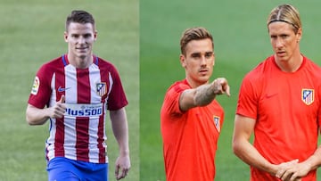 Gameiro, Griezmann y Torres.