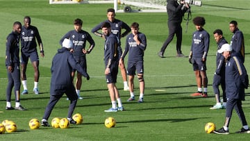 Entrenamiento del Real Madrid