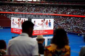 Los testigos de Jehová inundan de fe el Wanda Metropolitano