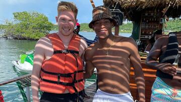Kevin de Bruyne pasa sus vacaciones en Cartagena