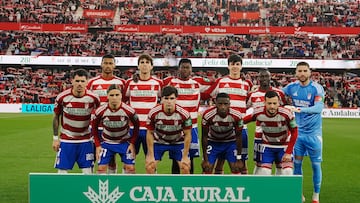 Alineación del GRanada.