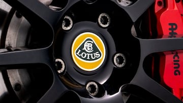 Así luce el rin de una llanta de Lotus