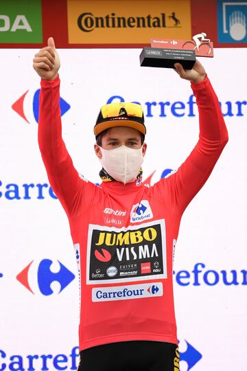 Primoz Roglic, sigue l¨ªder de La Vuelta.