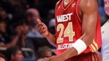 <b>CONMOCIÓN. </b>Bryant en 'shock', con hemorragia y la nariz rota.