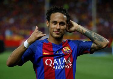 Neymar equals Puskas' record in Copa del Rey final