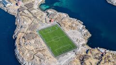 La cancha más espectacular del mundo está en el Ártico