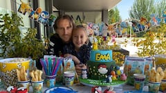 Modric celebra por todo lo alto el séptimo cumpleaños de su hija Ema