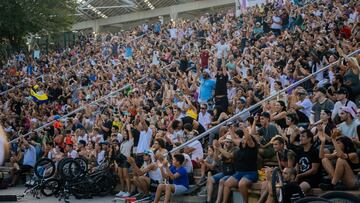 Gradas del Parc del F&ograve;rum llenas durante el 15&ordm; Extreme Barcelona, celebrado el domingo 17 de septiembre del 2023. 