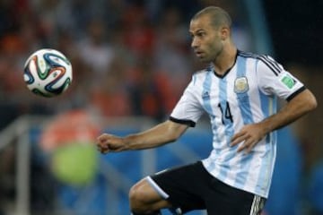 Javier Mascherano debutó por su selección antes que por River Plate: suma 128 partidos.