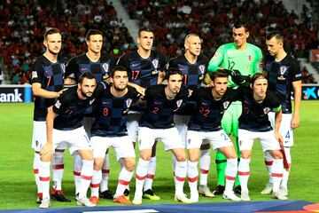 Equipo de Croacia.