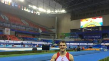 González ya conoció el lugar donde competirá desde este viernes.