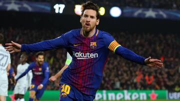 El delantero argentino del Barcelona, Leo Messi, durante el encuentro ante el Chelsea.