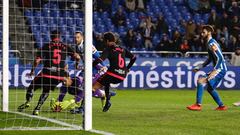 02/02/2019 PARTIDO DE SEGUNDA DIVISION    Deportivo de La Coru&ntilde;a - Tenerife   Dani H   QUIQUE GONZALEZ