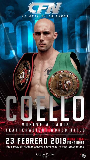 Carlos Coello, a por su tercer Mundial en Cádiz en febrero