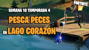 ¿Dónde está el Lago Corazón en Fortnite Temporada 4?