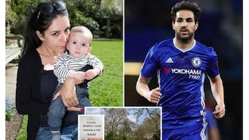 Una madre planea demandar a Cesc F&agrave;bregas por dar un pelotazo a su beb&eacute;.