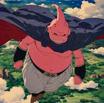 Los personajes de 'Dragon Ball' al estilo de Studio Ghibli