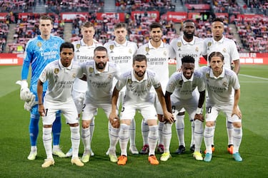 Once inicial del Real Madrid.