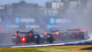 Formula One F1 - British Grand Prix - Silverstone Circuit, Silverstone, Britain - July 6, 2025 Mercedes' Andrea Kimi Antonelli in action during the race REUTERS/Andrew Boyers