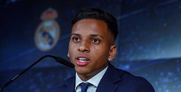 Rodrygo, en el Santiago Bernabéu.