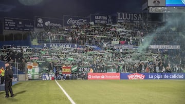 Afición del Betis.